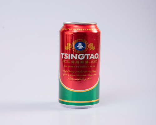 tsingtao lata roja